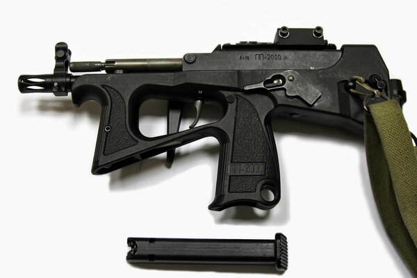 Weapons of special services. 9 mm pp-2000 submachine gun