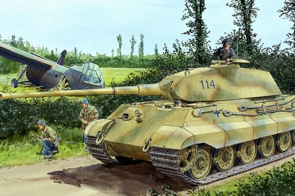 Deutscher Panzer königlicher Tiger