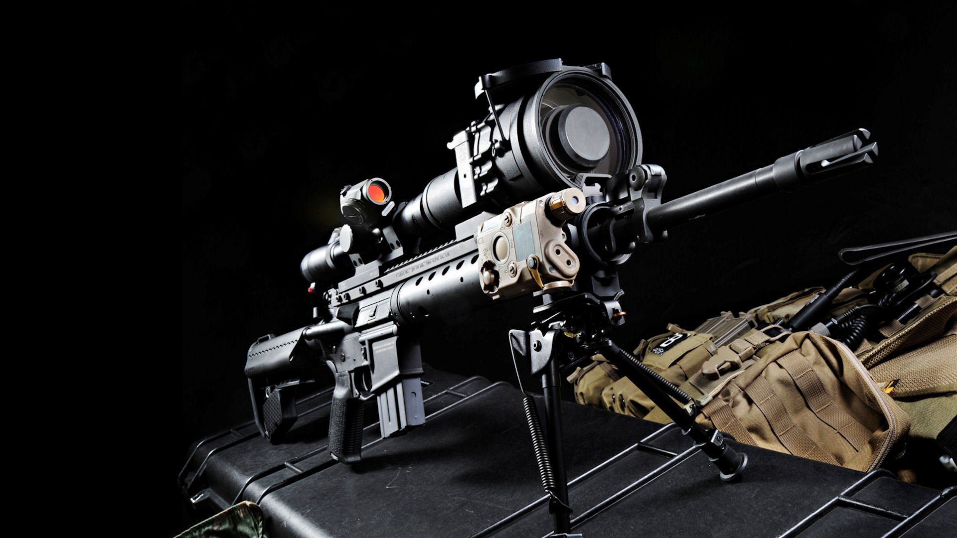 mk 12 rifle de propósito especial francotirador rifle vista