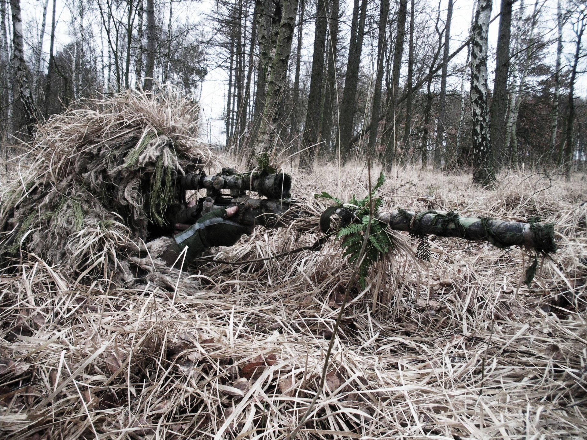 sniper embuscade déguisement fusil de sniper