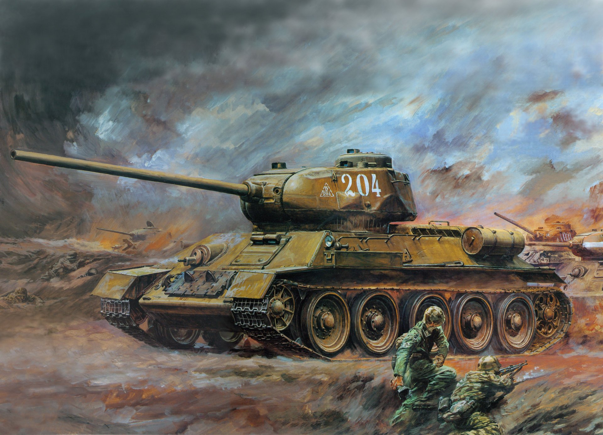 t-34-85 czołg art