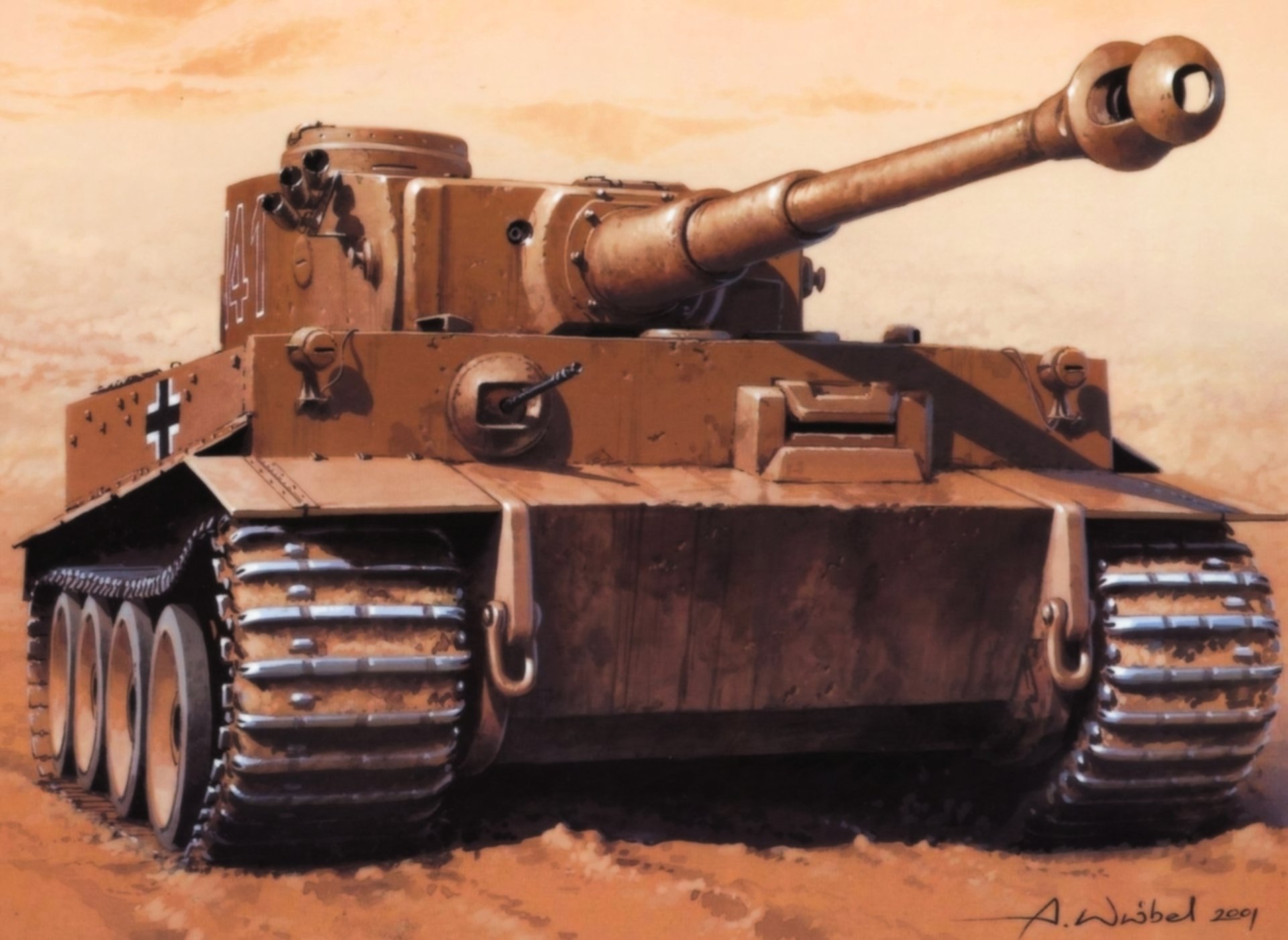 picture wrobel sdkfz 181 pzkpfw vi tiger 1 tiger wehrmacht the german