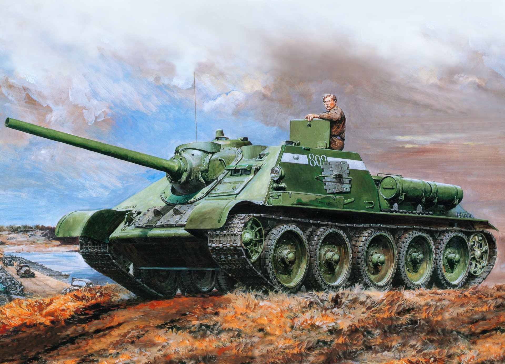 figura semovente su-85 armata rossa urss seconda guerra mondiale