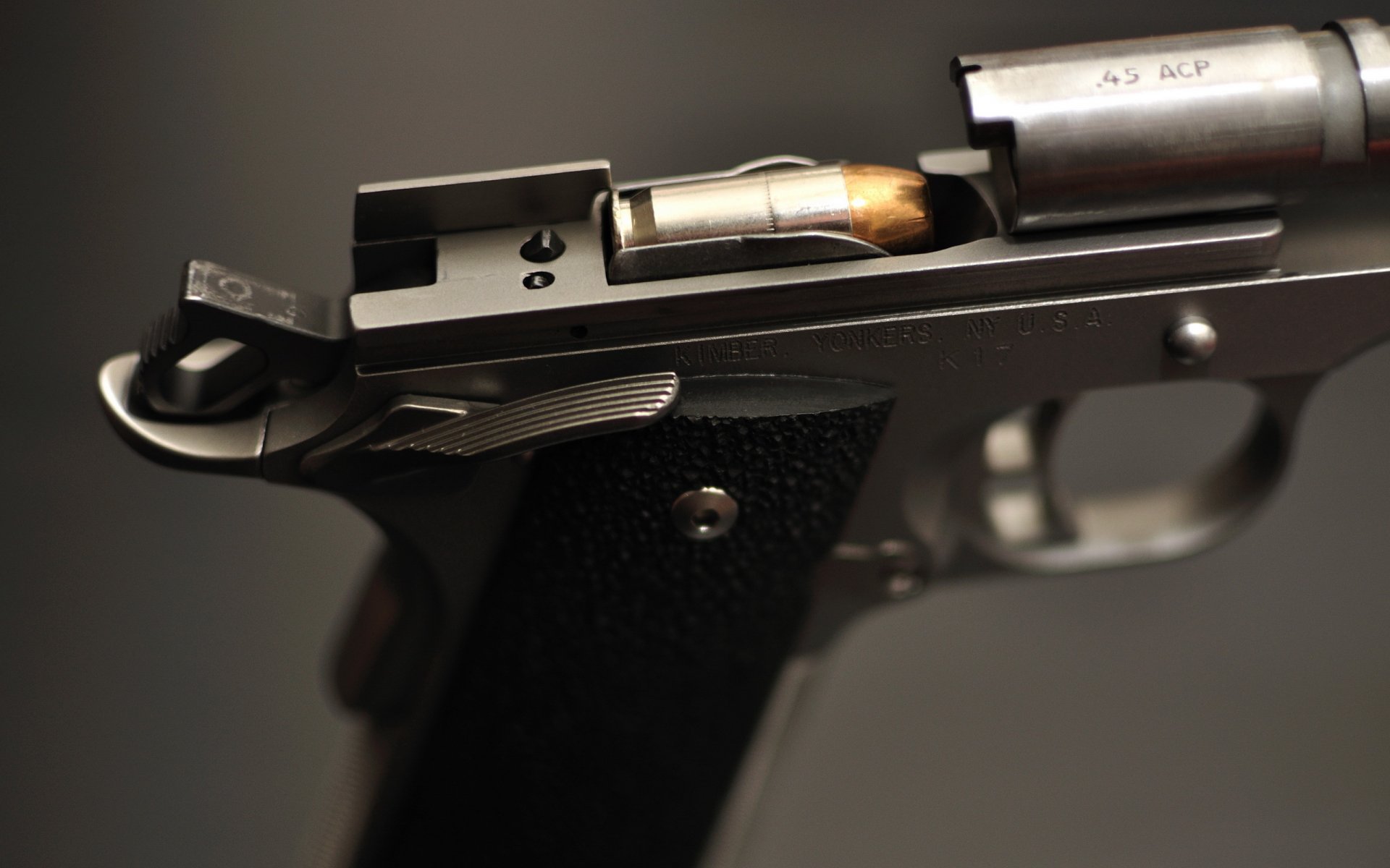 pistola arma otturatore macro