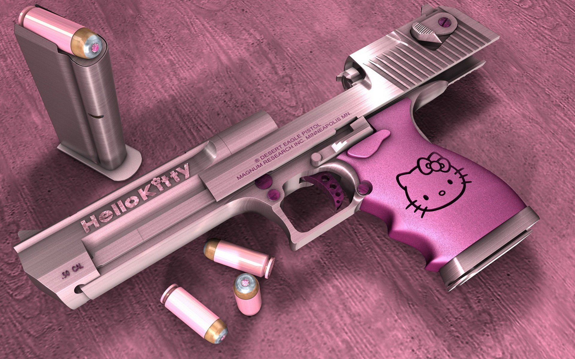 hello kitty desert eagle pink