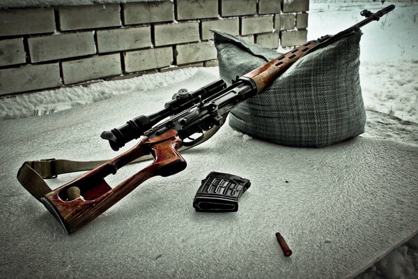 Fusil de sniper Dragunov. Photo