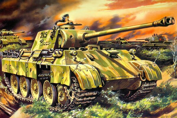 German Medium Panther tank