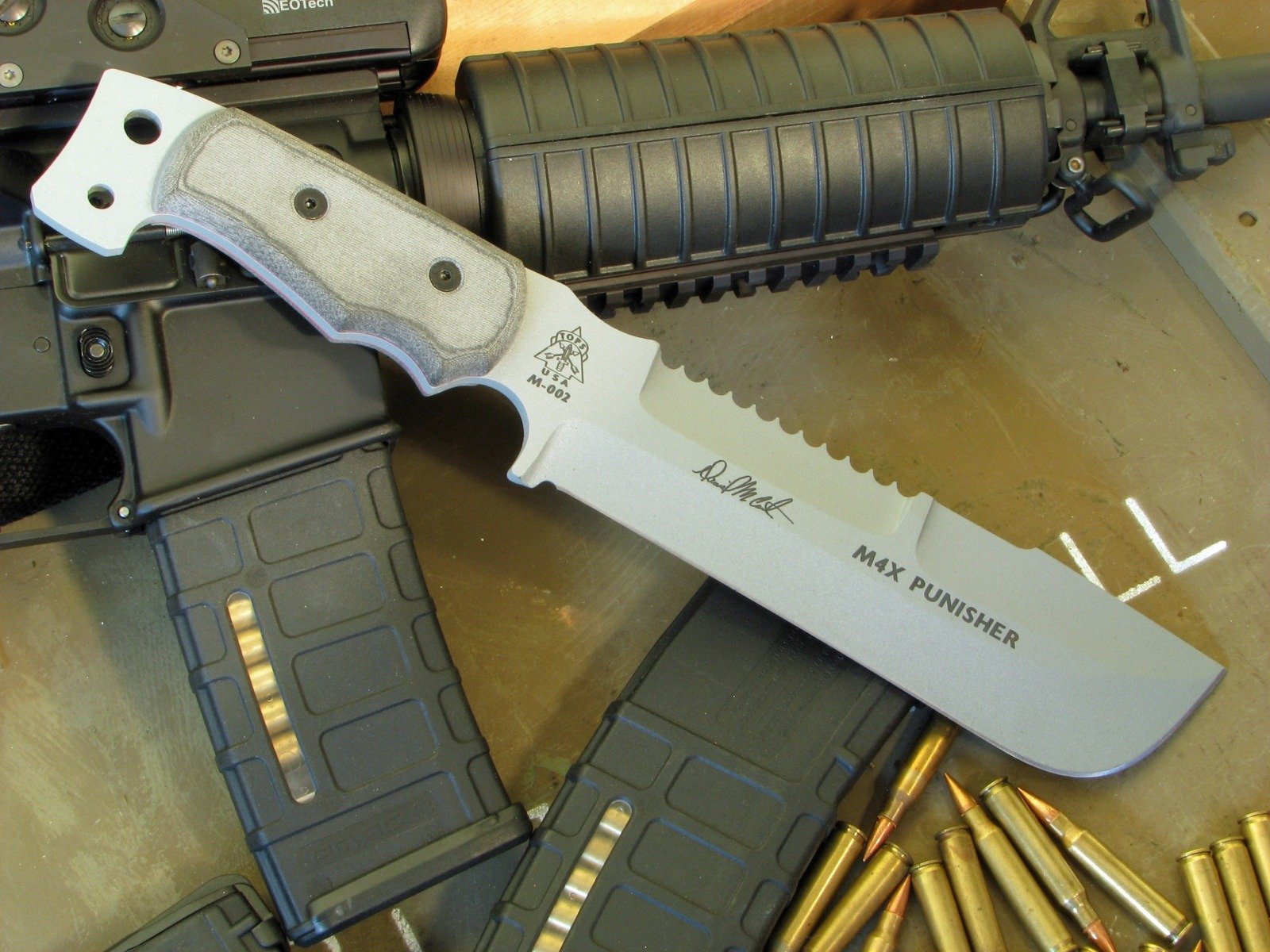 machine bullet knife usa