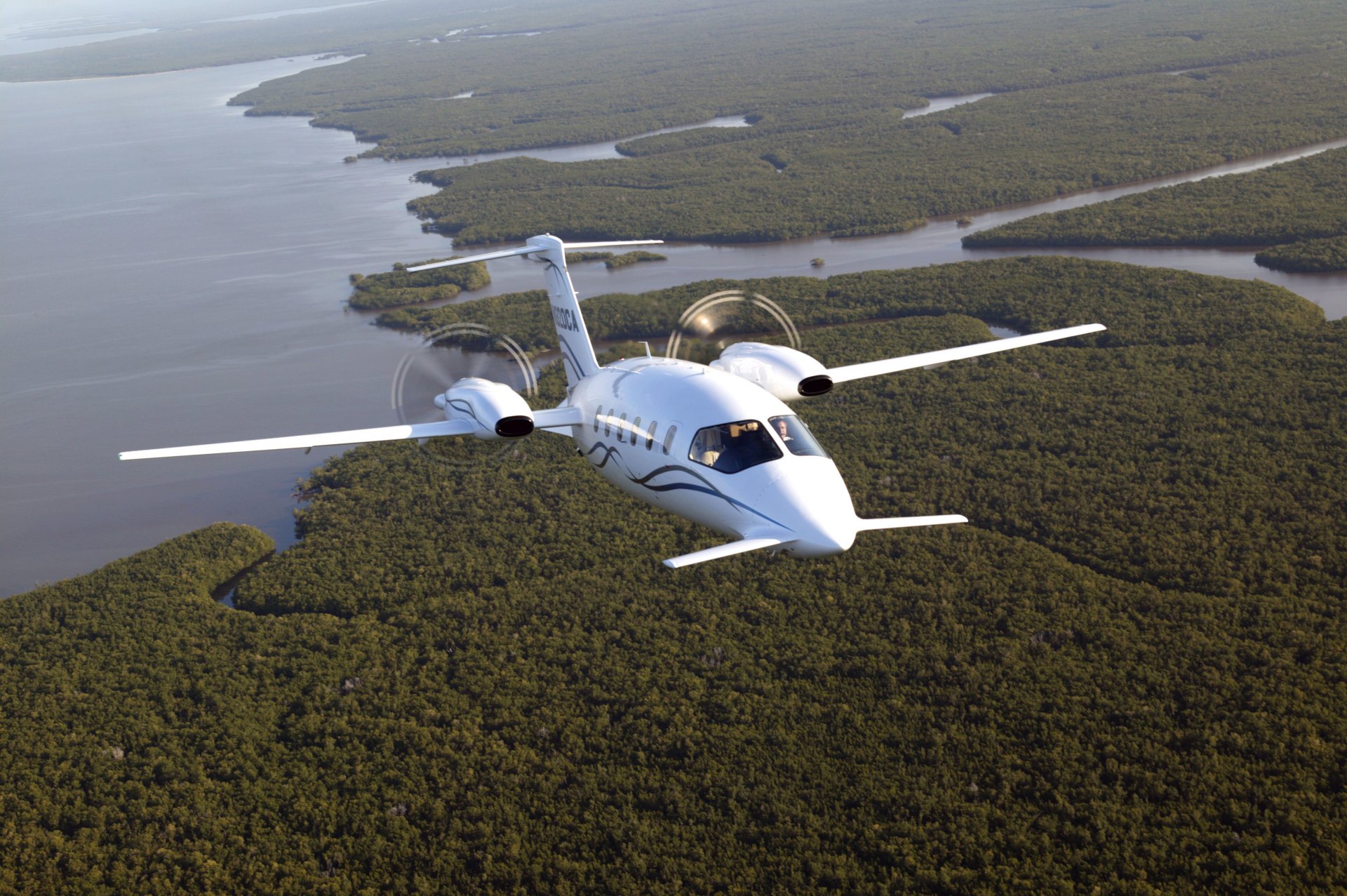 concepto verde avión altitud bosque tierra