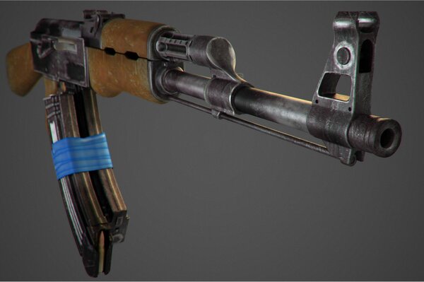 Kalashnikov assault rifle. desktop wallpapers