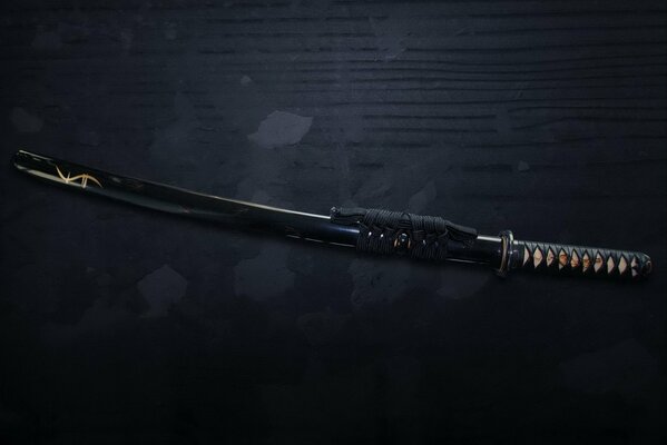 Das Samurai-Schwert von Katana ist die schreckliche Schönheit der Waffe