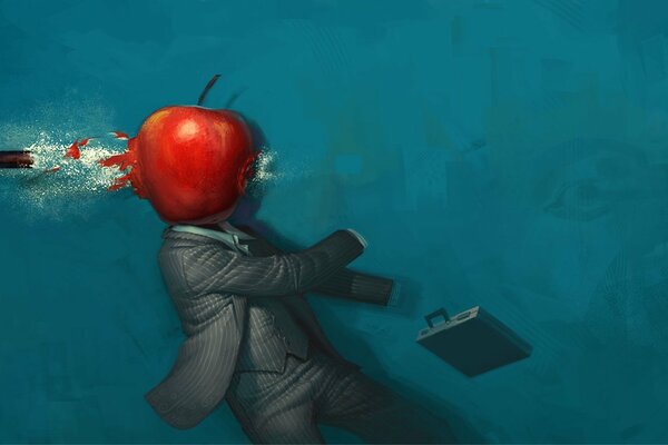 My head is like an apple today, and it hurts as if under fire