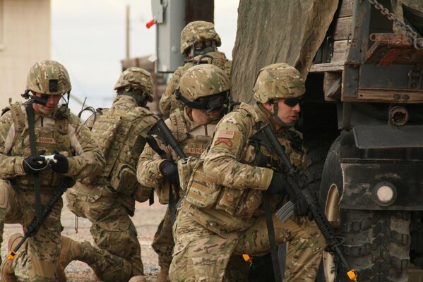 Przygotowanie żołnierzy do walki w wojnie w Iraku