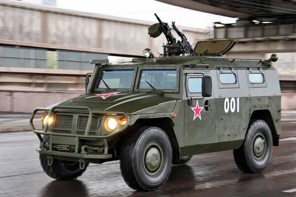 Army armored car tiger. photo