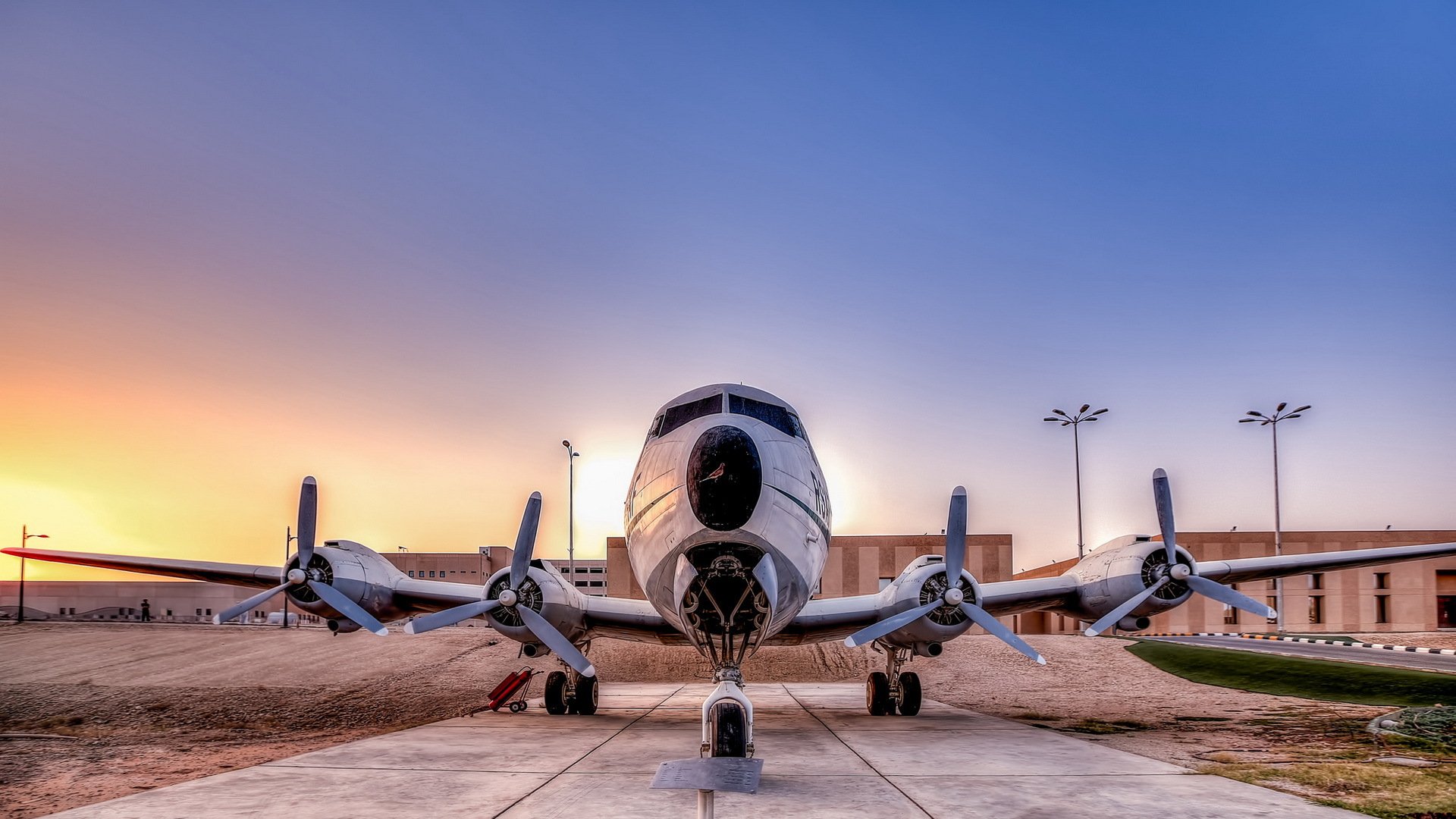 aereo aviazione tramonto cielo