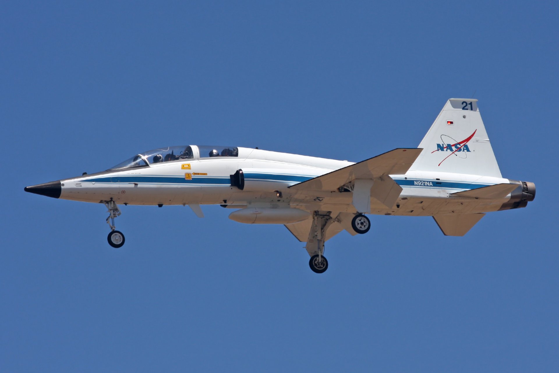 t-38n talon nasa doble supersónico jet avión vuelo