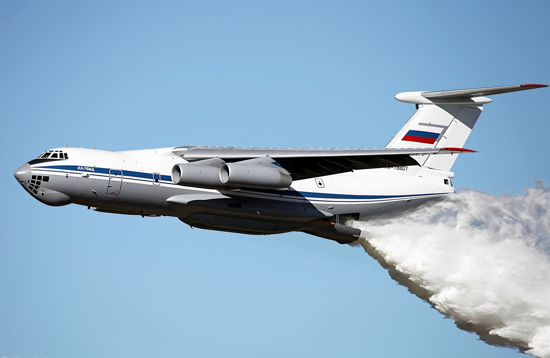 ilyushin il-76 md luftwaffe russland transport entlastung wasser