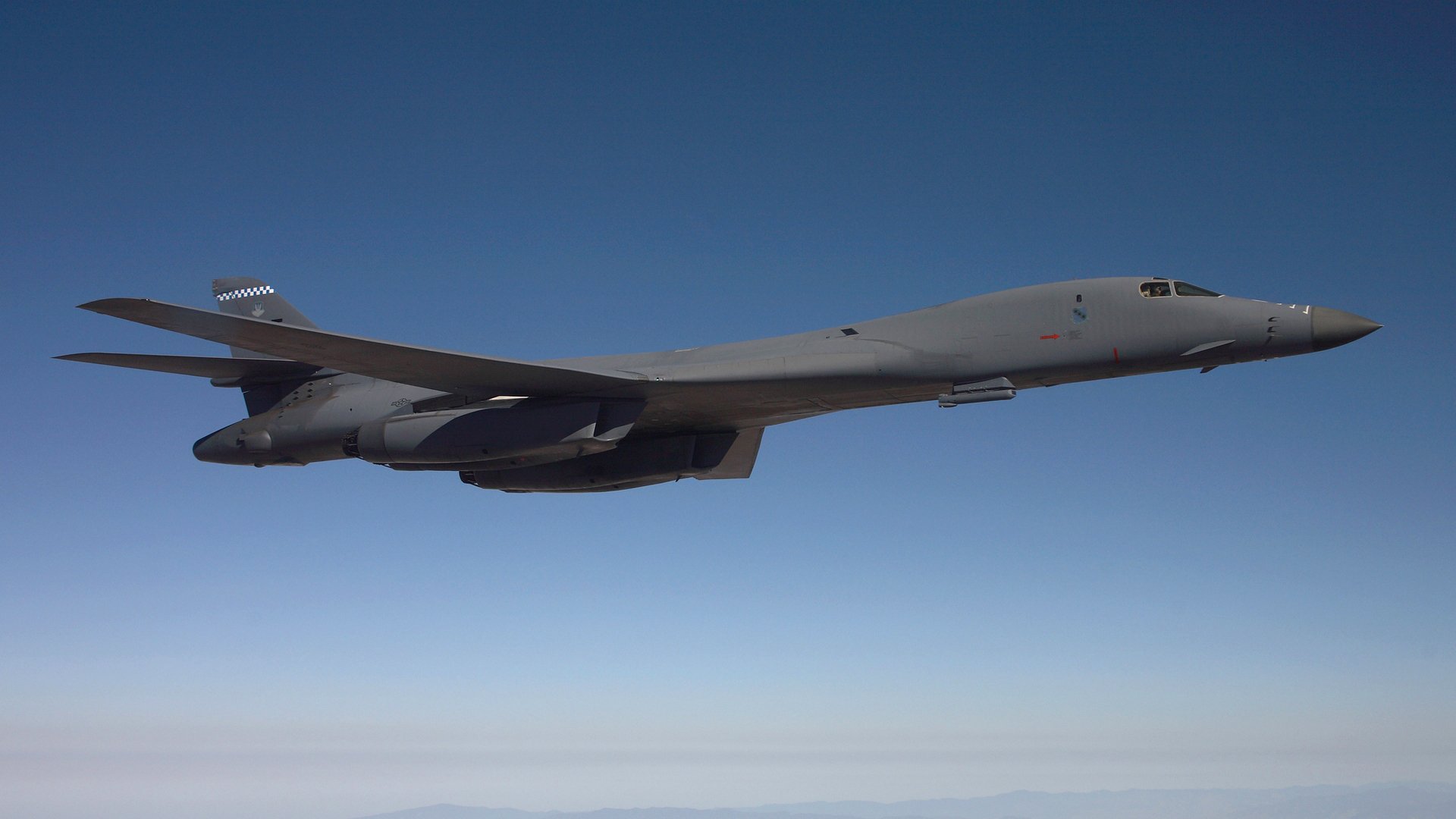 b-1b bombardero avión cielo vuelo