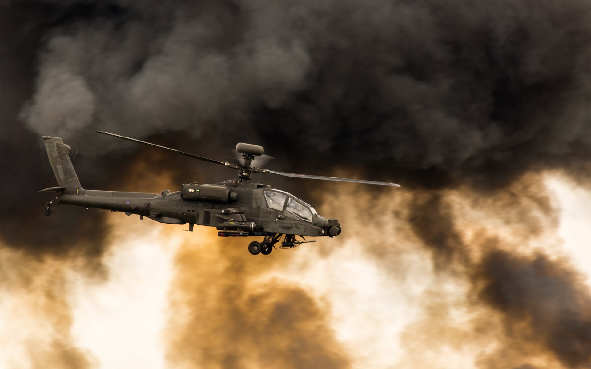 apache helicóptero avión