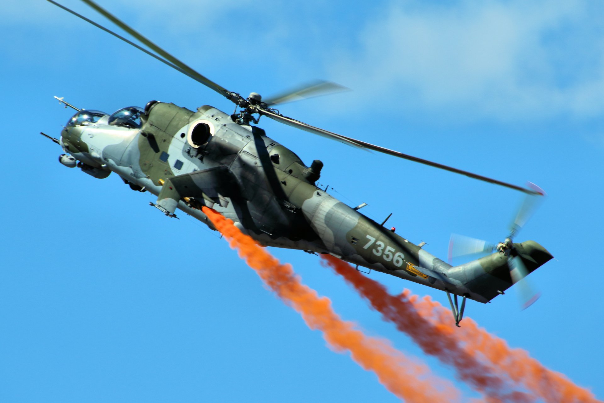 mi-24 kampf flug