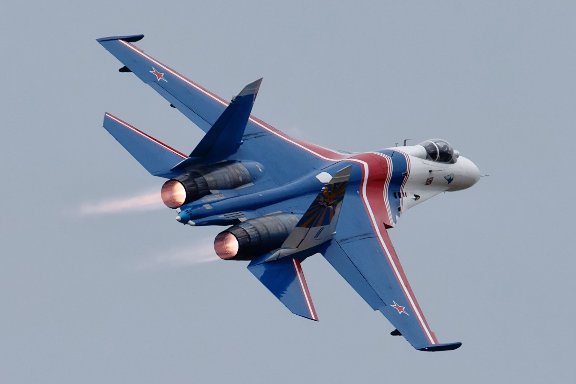 su-27 combattant vol ciel