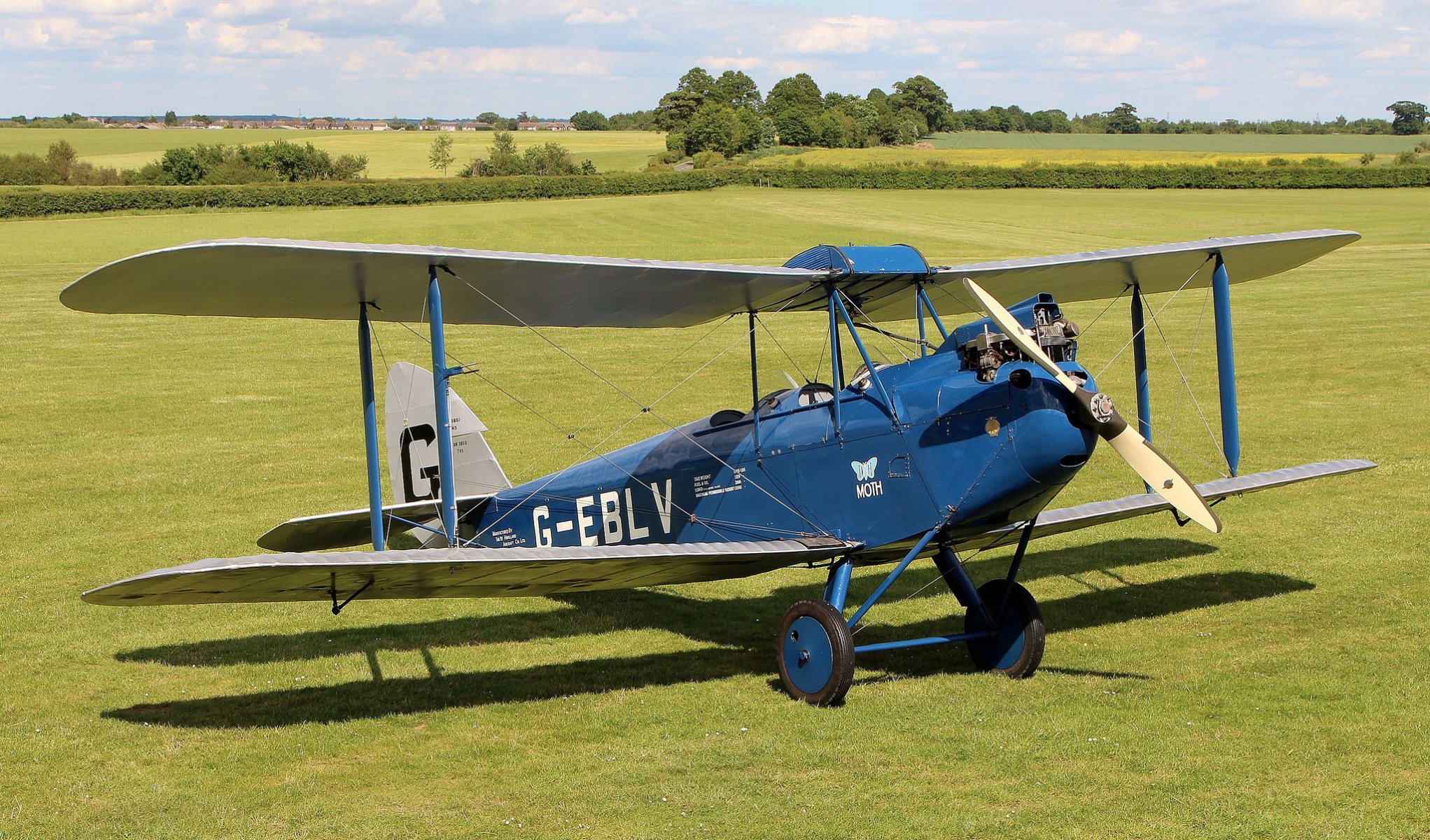 de havilland dh.60 mol dwumiejscowy dwupłatowy