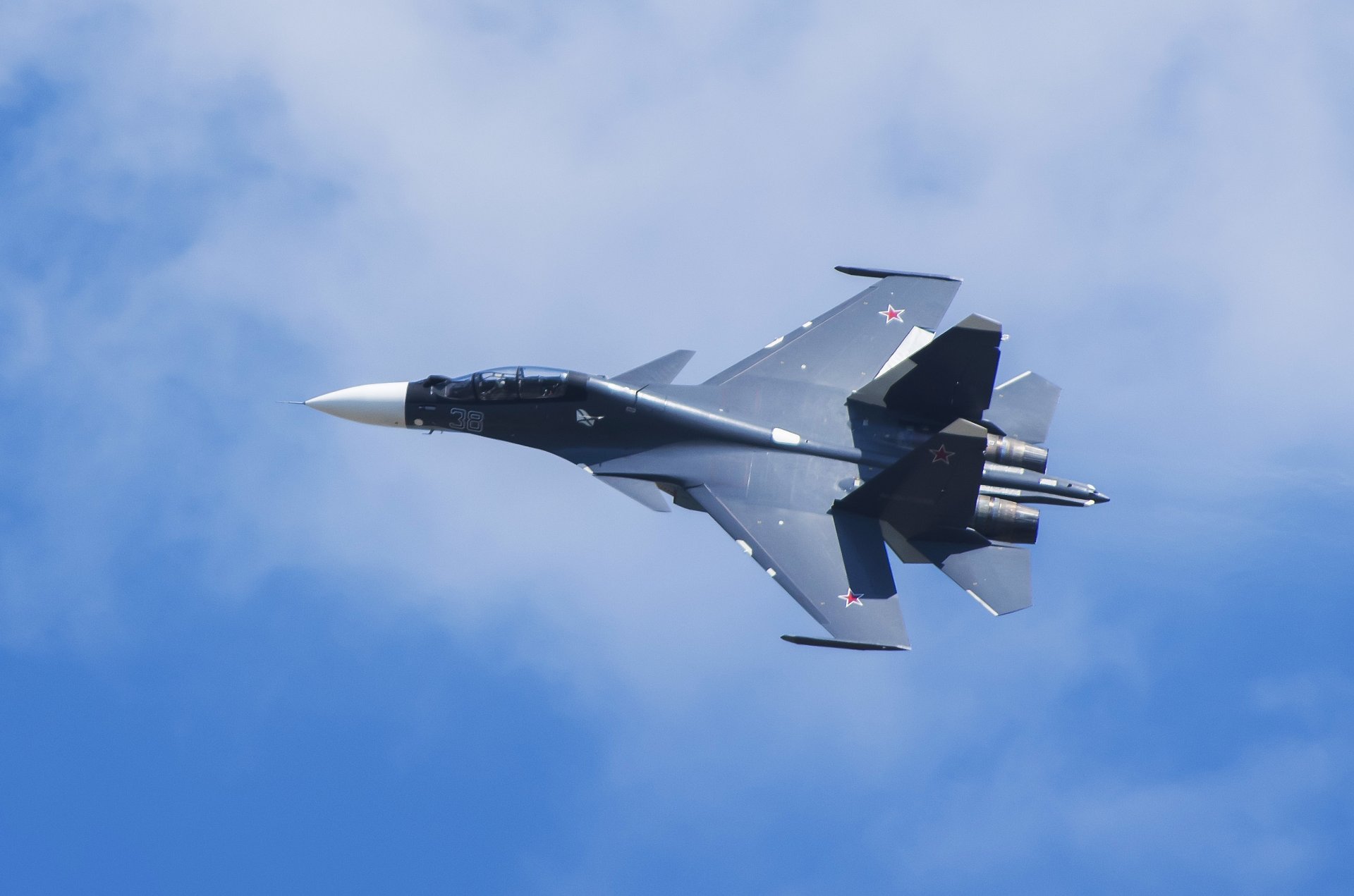 su-30cm russo biposto multiruolo combattente cielo volo