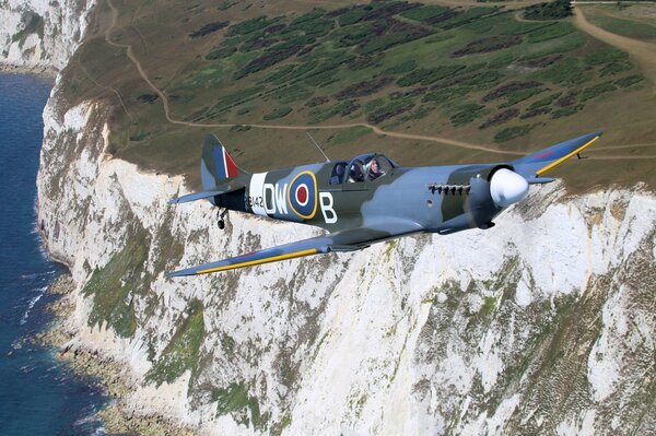 Supermarine British single- engine fighter spitfire