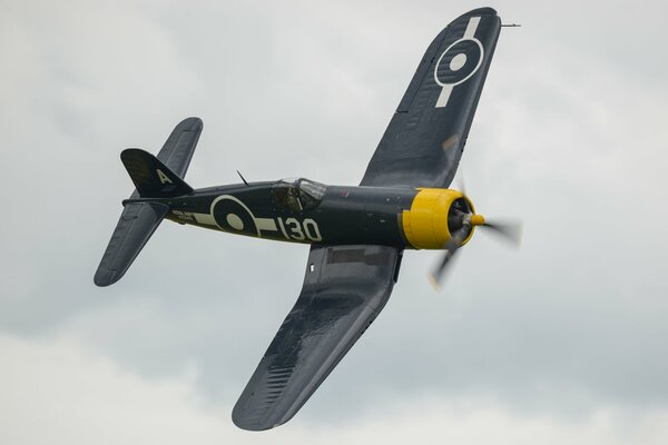 Fg-1D fighter in flight under the pseudonym - Corsair