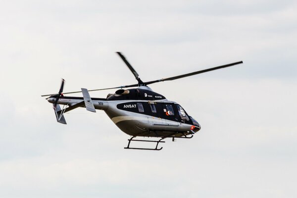 Russian Ansat helicopter rises high