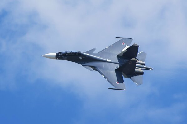 Su 30 cm combattant polyvalent montre voler dans le ciel