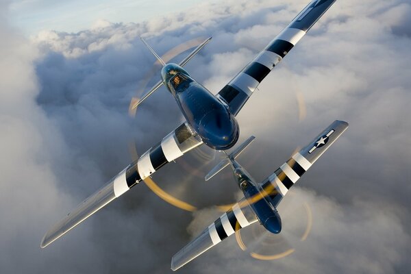 P 51 Mustang ww2 avión americano