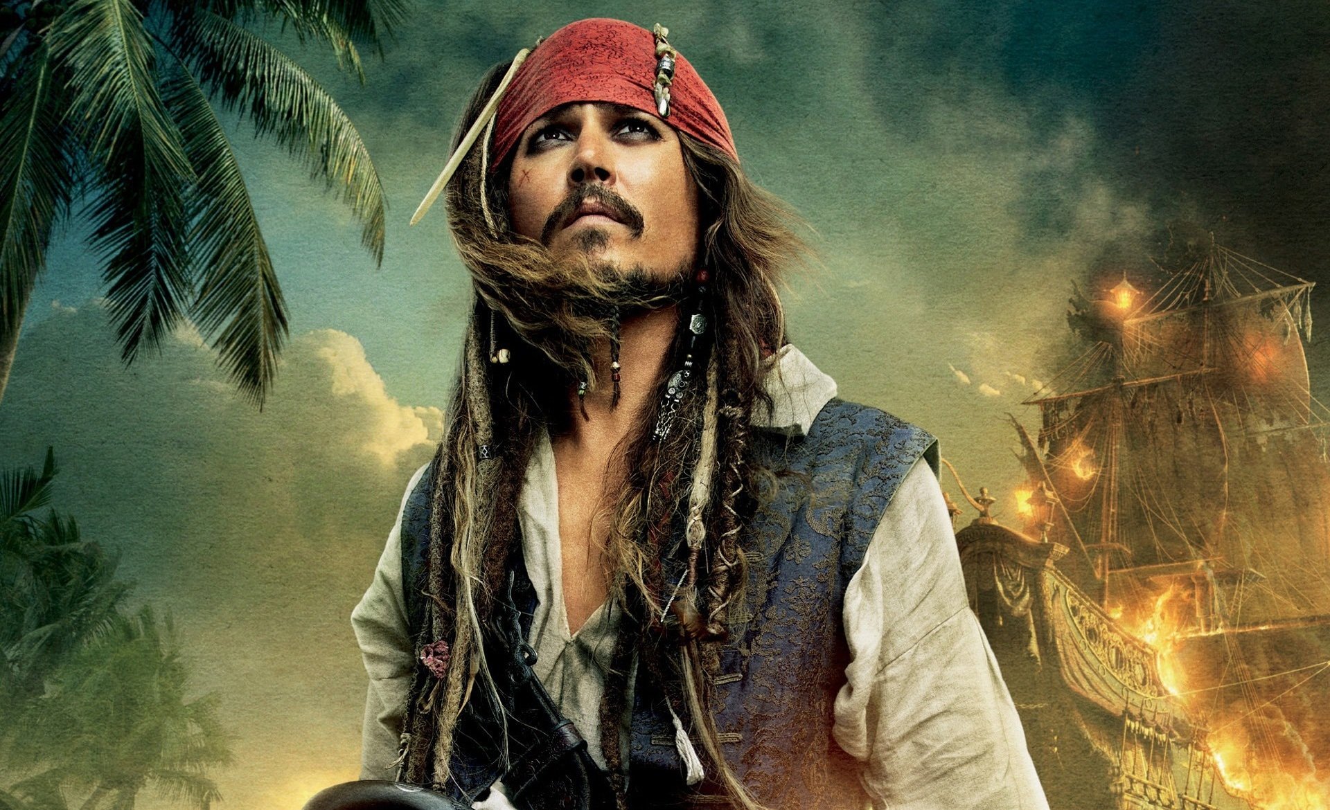 johnny depp piraci z karaibów na nieznanych wodach kapitan jack sparrow