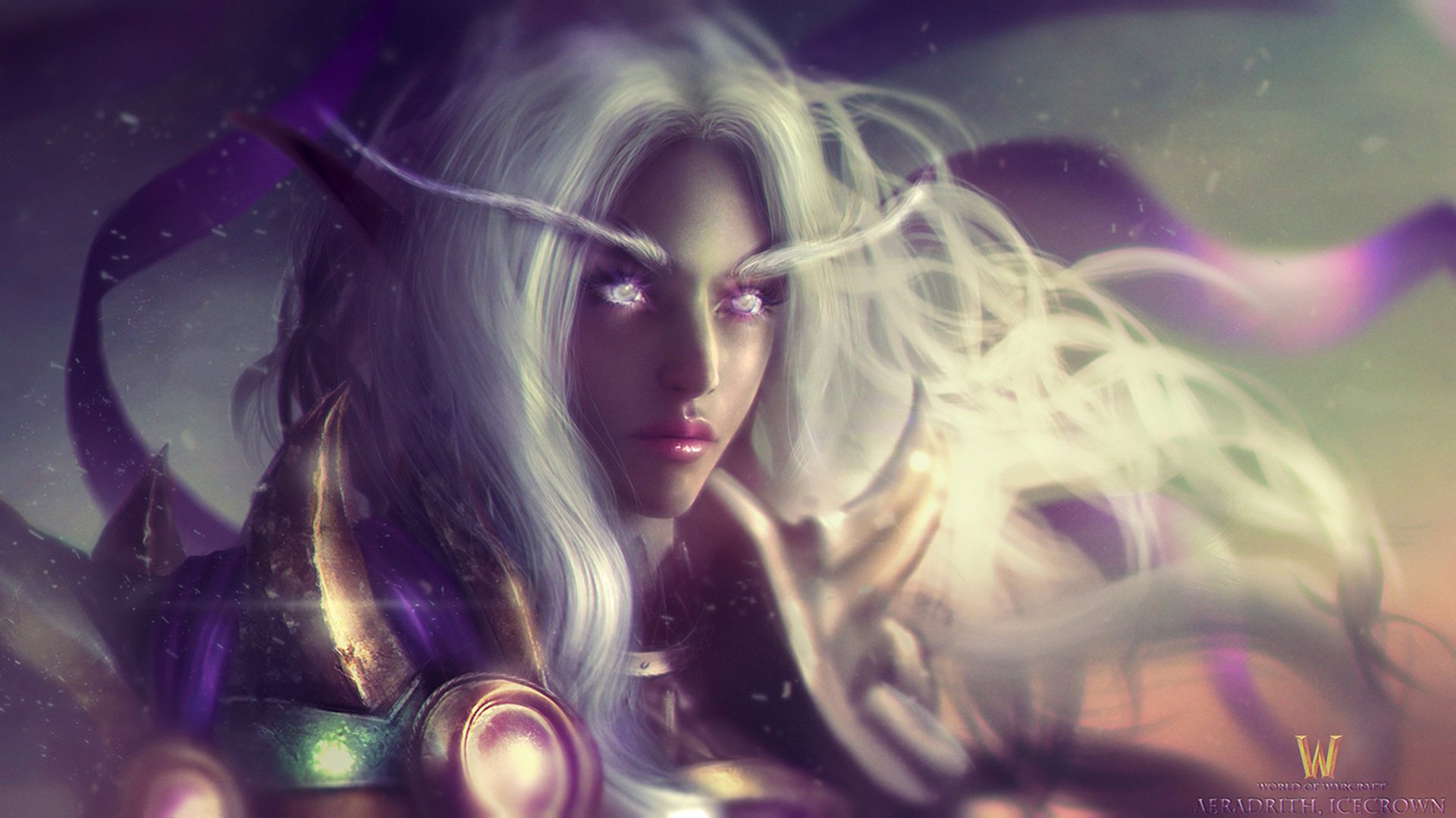 world of warcraft icecrown wow elf art