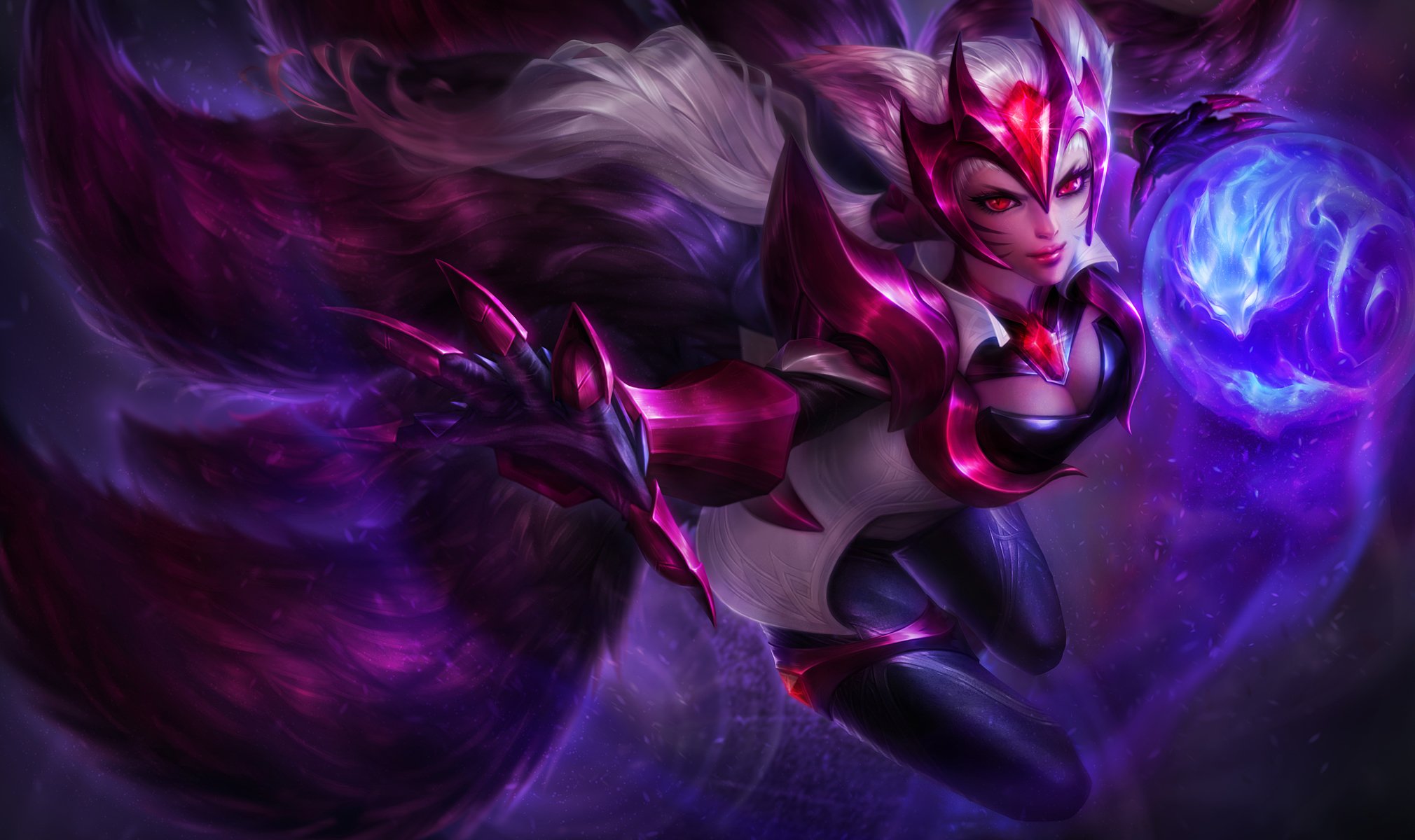 ahri lol cuero nueve zorros zorro fan art league of legends