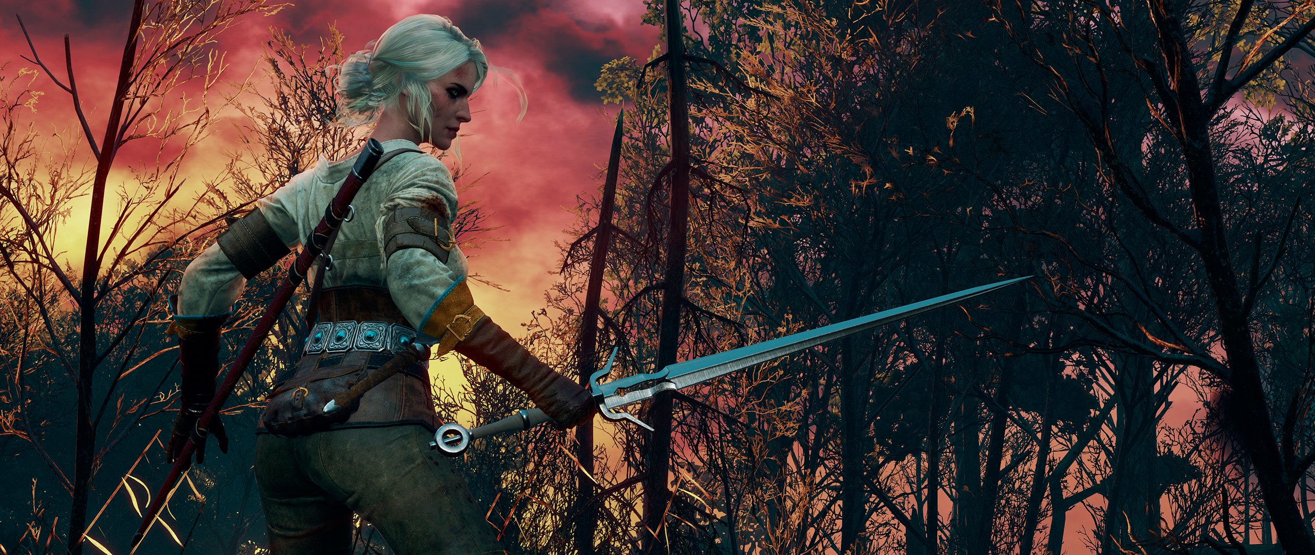 the witcher 3: caza salvaje the witcher cielo ardiente ciri