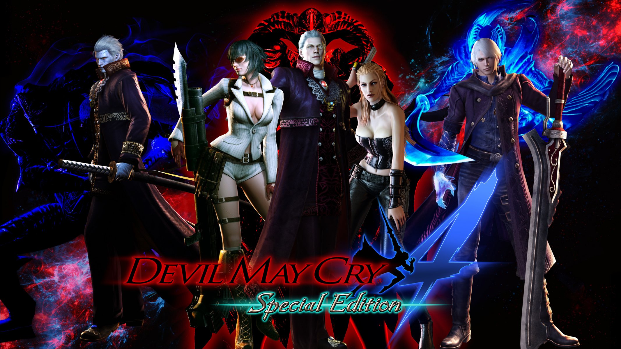 devil may cry 4: special edition lady nero sparda dante virgil trish nelo angelo capcom devil may cry