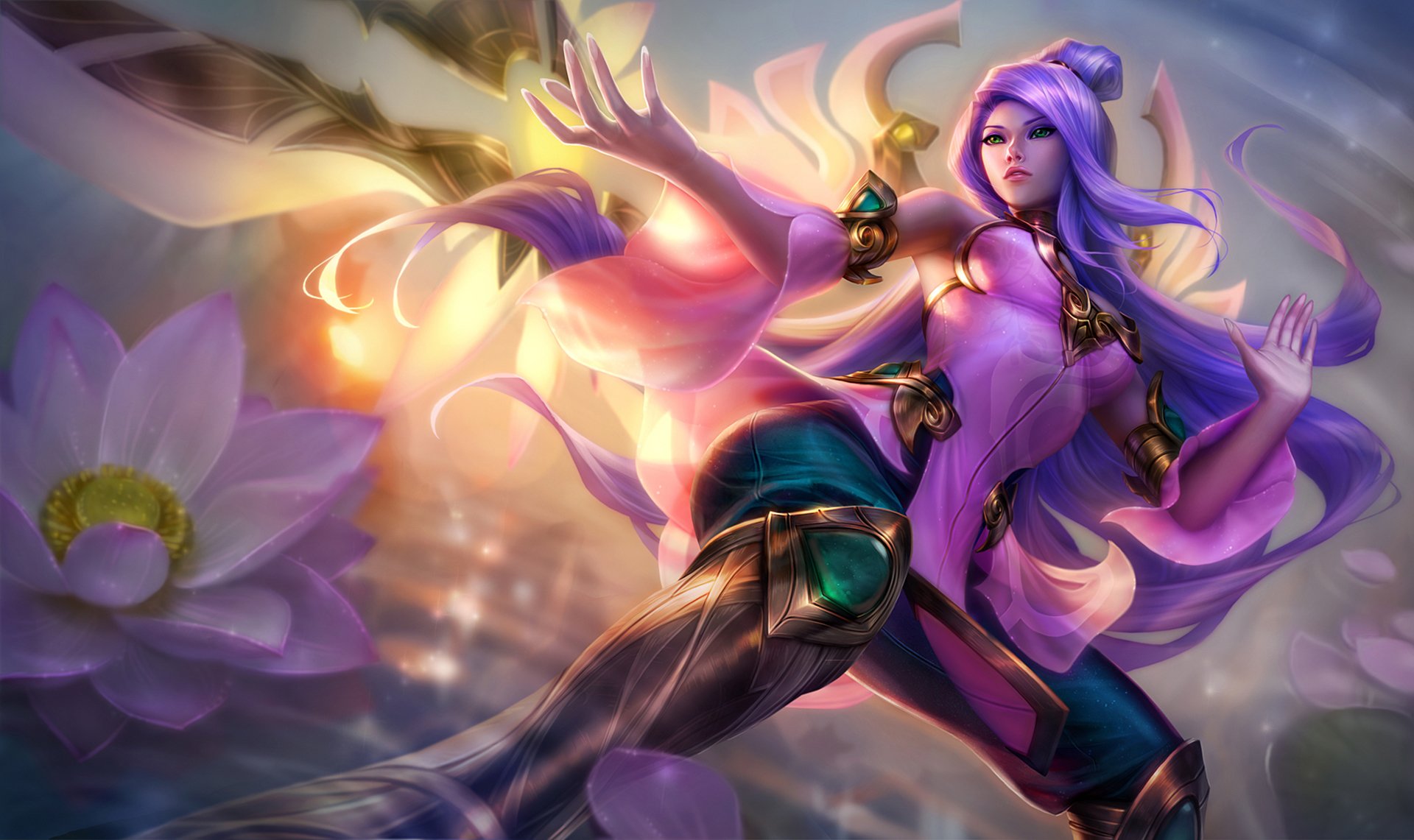 irelia lol la voluntad de las cuchillas league of legends riot games orden de loto chica