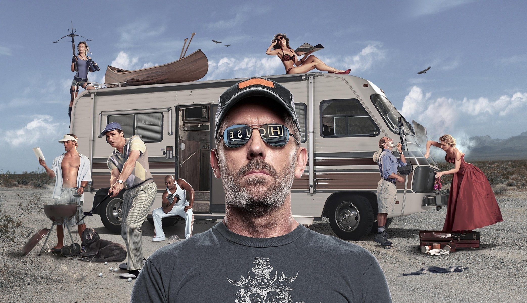 house m.d. hugh laurie motor home