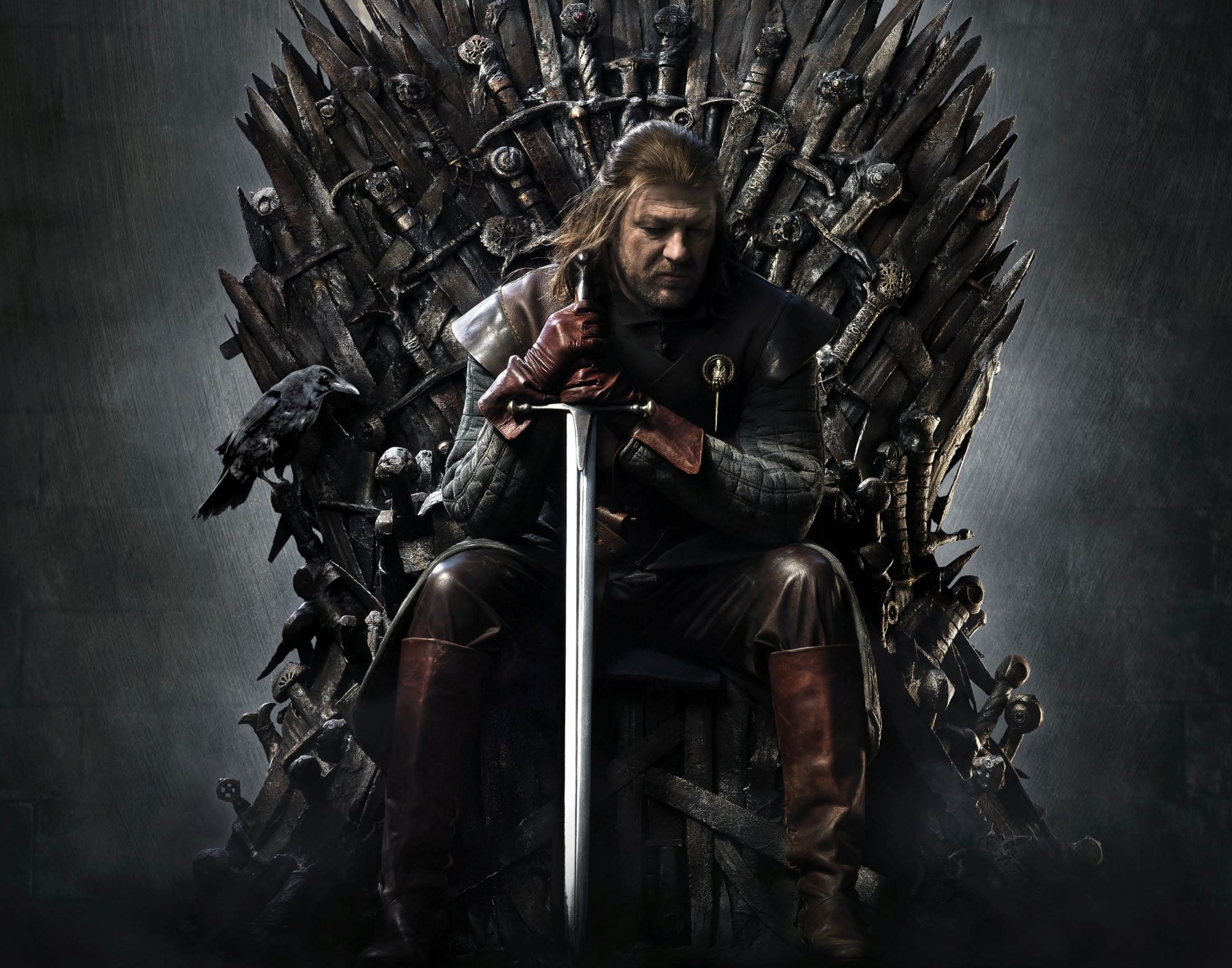 a song of ice and fire game of thrones george Martin sean bean winterfell winter is coming a song of ice and fire saga ned stark winterfell the hand of the king the iron throne sword