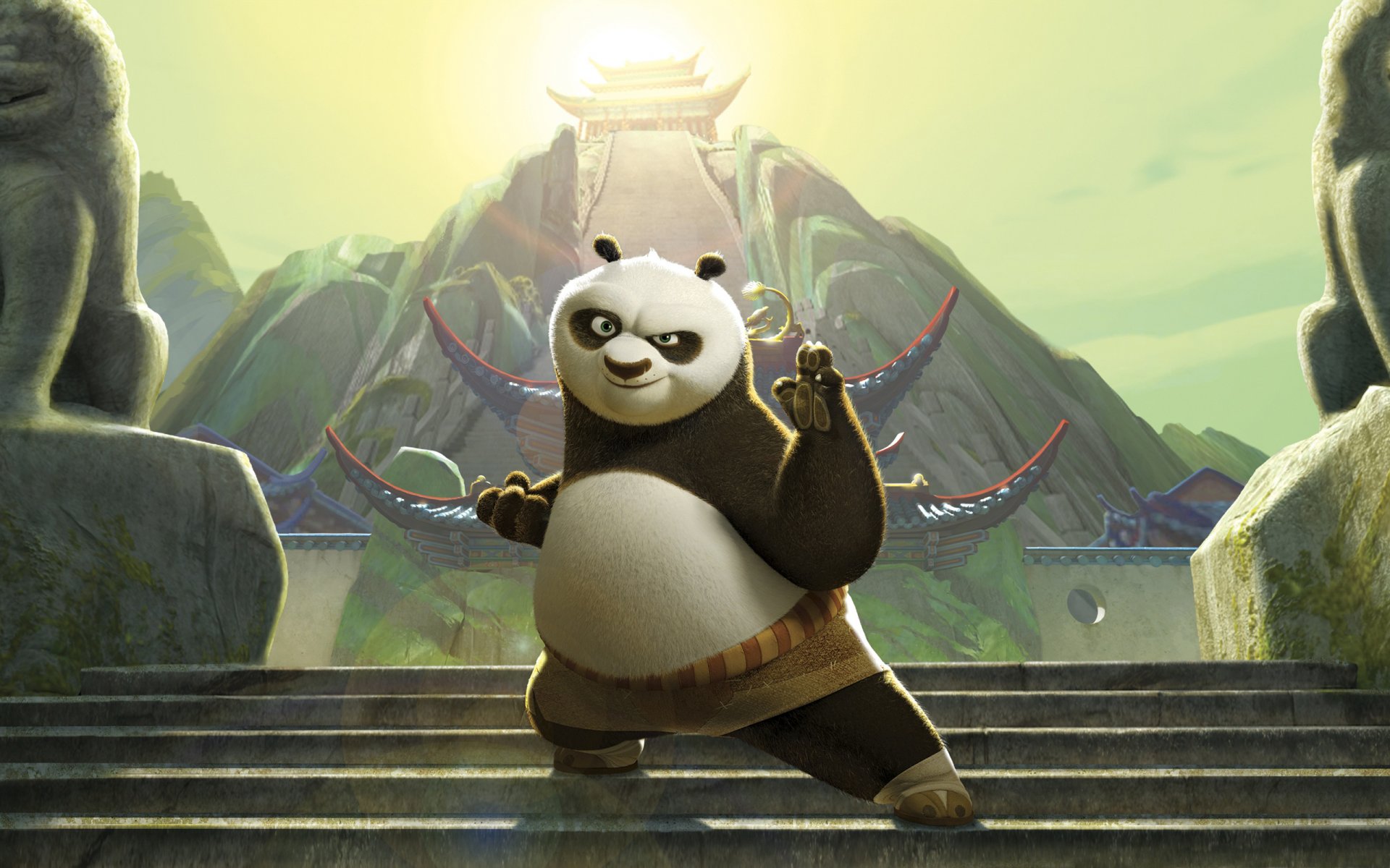 kreskówka panda kung-fu 2 po kroki