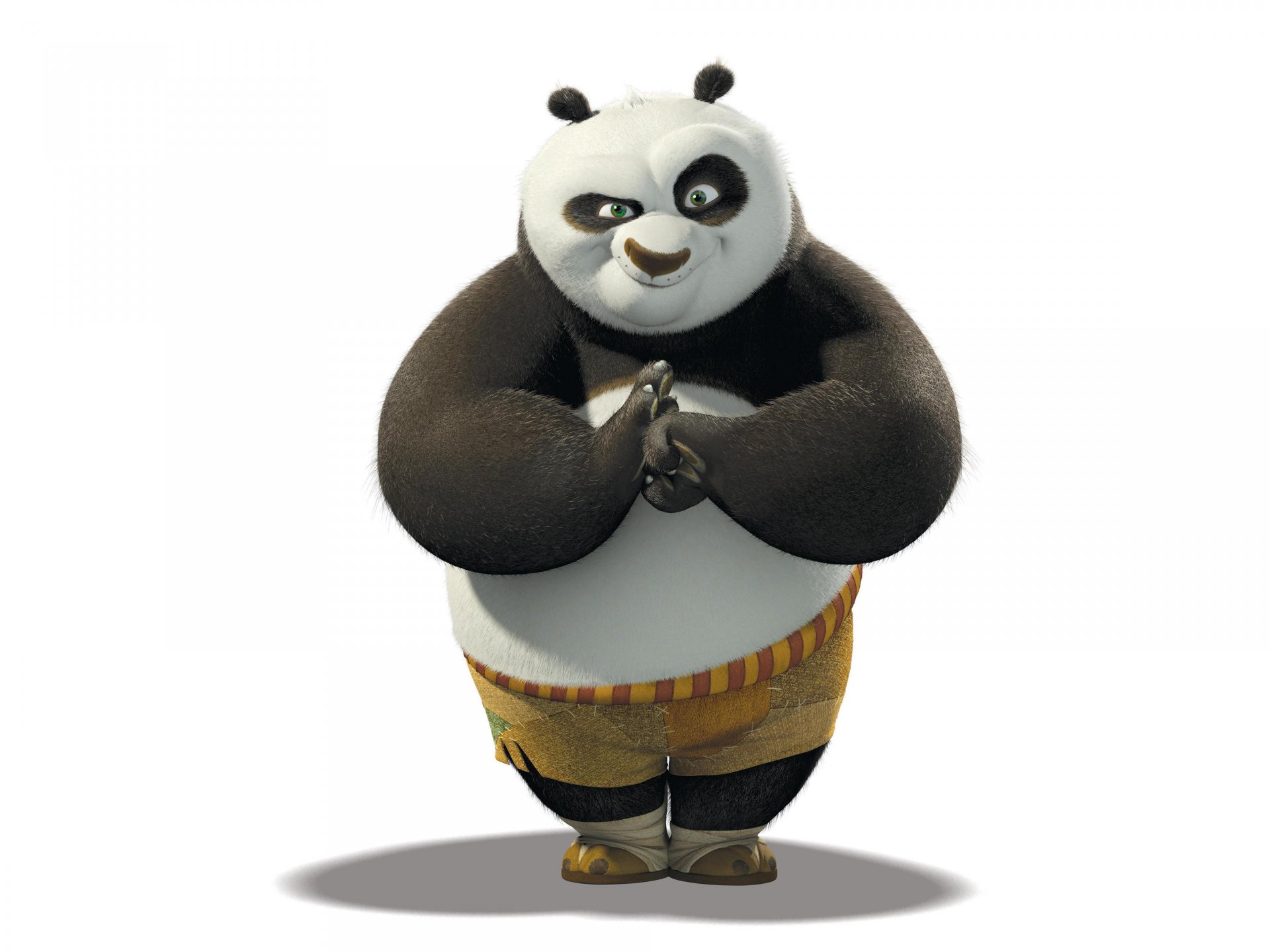 kung fu panda białe tło