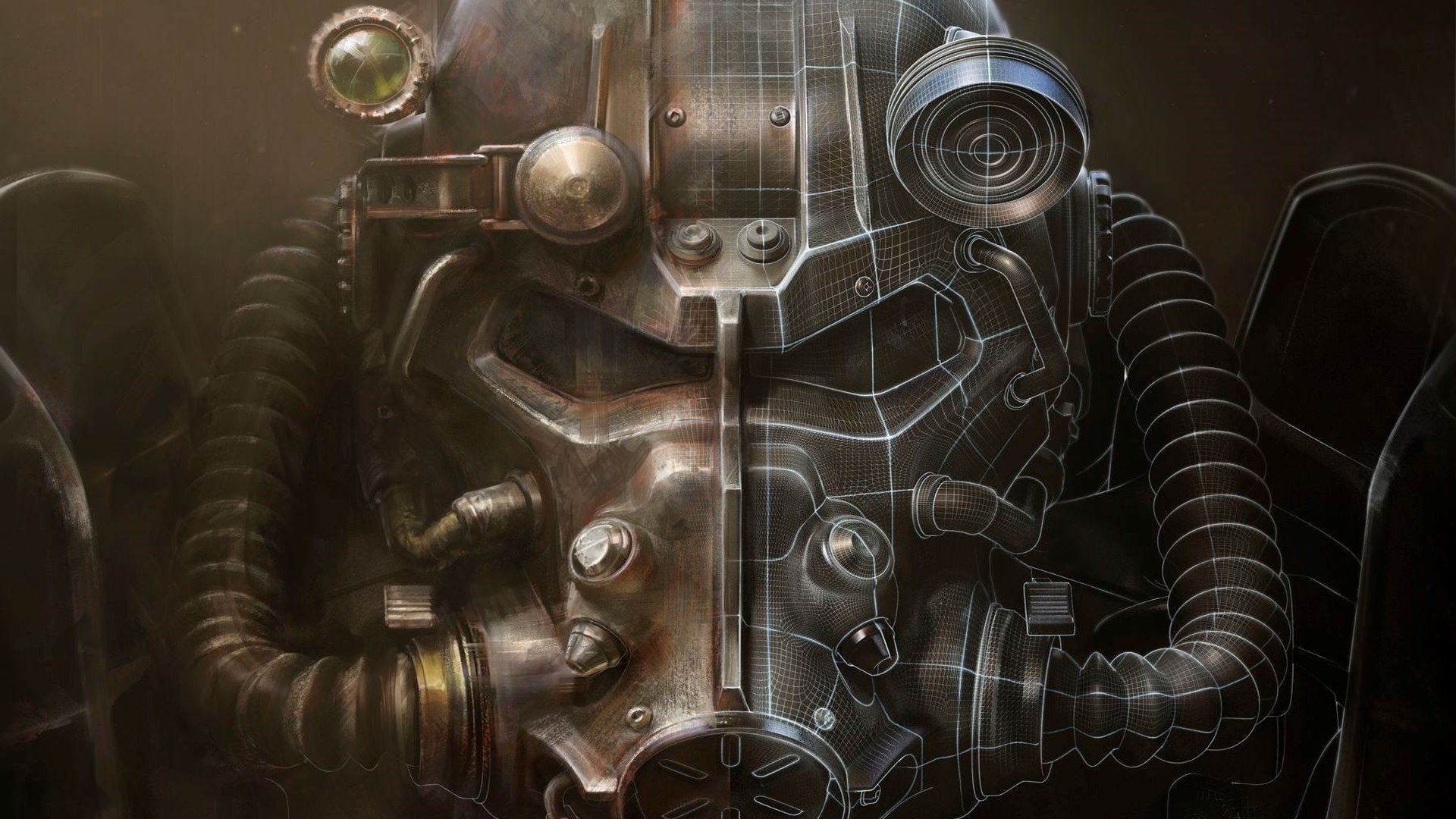 fallout 4 bethesda game studios bethesda softworks power armor zbroja wyposażenie sztuka bethesda sztuka fallout 4