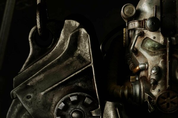 Fond d écran sombre fallout 4 armure de puissance