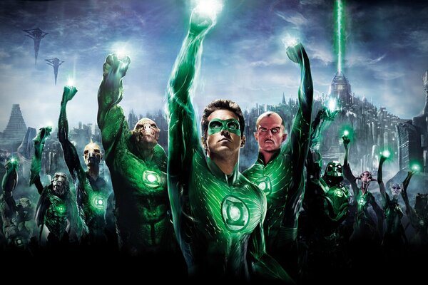 Ryan Reynolds nel film Lanterna Verde