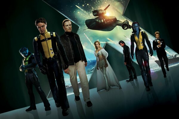 X-Men and Mutants movie screensaver