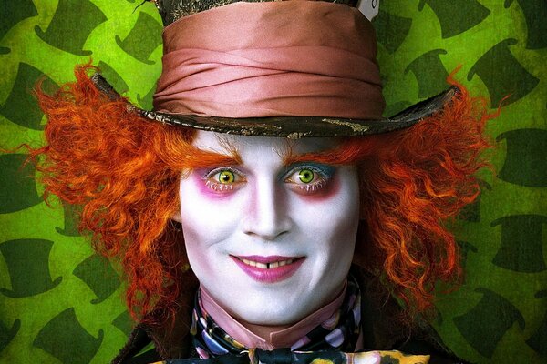 Alice au pays des merveilles Chapelier fou Johnny Depp