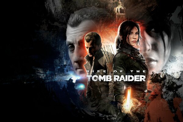 Fan art con Lara Croft di Rise of the Raider tomb