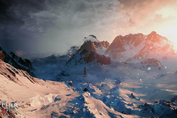 Snowy Mountains in the Third Witcher