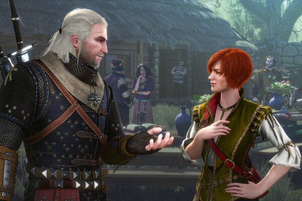 El brujo 3-Geralt de Rivia se reúne para cazar